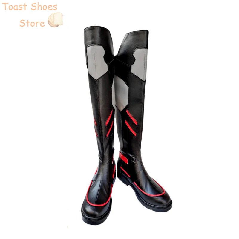 

Lucy Cosplay Shoes PU Anime Leather Shoes Halloween Carnival Boots Cosplay Props Costume Prop