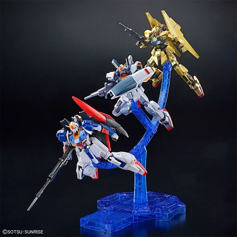 Bandai hg 1/144 gundam base limitada zeta gundam/hyaku-shiki/gundam Mk-II conjunto griphios guerra cor especial figura de ação original