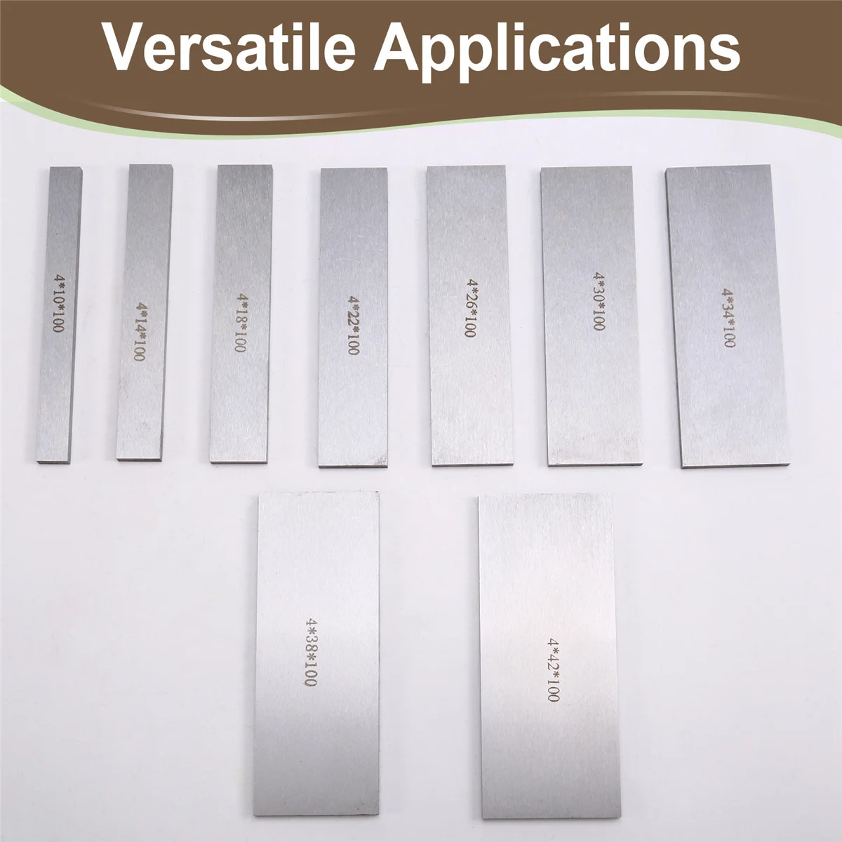 

YHYS 100mm 9 Pairs 18Pcs High-Precision Manufactured Parallel Pad Gauge Block CNC Milling Pads Set Alloy Steel