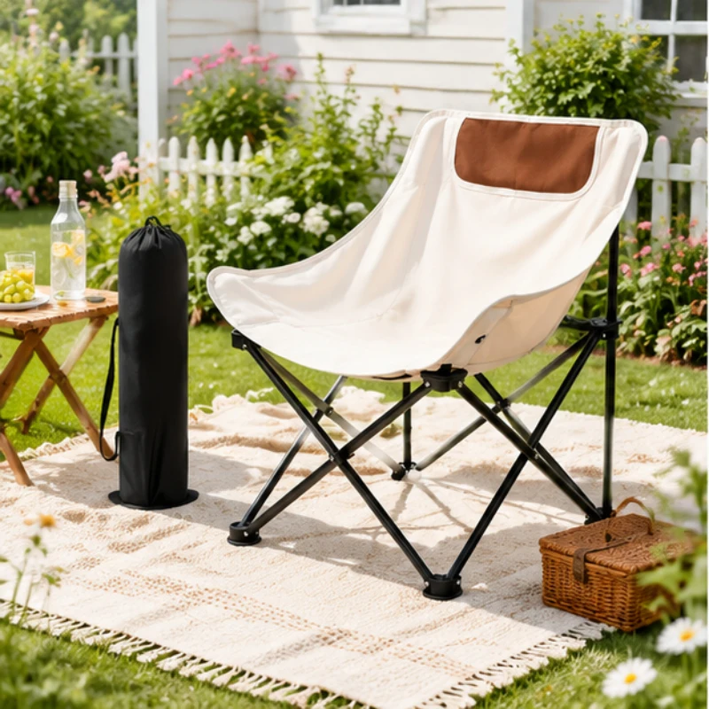 Compact Foldable Ultra Light Camping Portable Chair Soft Comfort Outdoor Seat For Fishing Hiking Picnic Travel Beach Trip - view 2