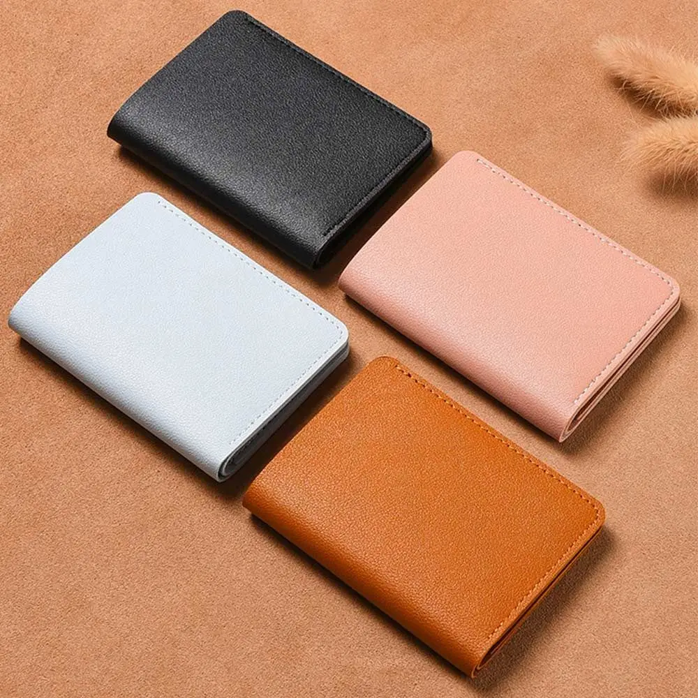 Super Slim Soft Wallet Leather Mini Credit Card Wallet Purse Card Holders Men Wallet