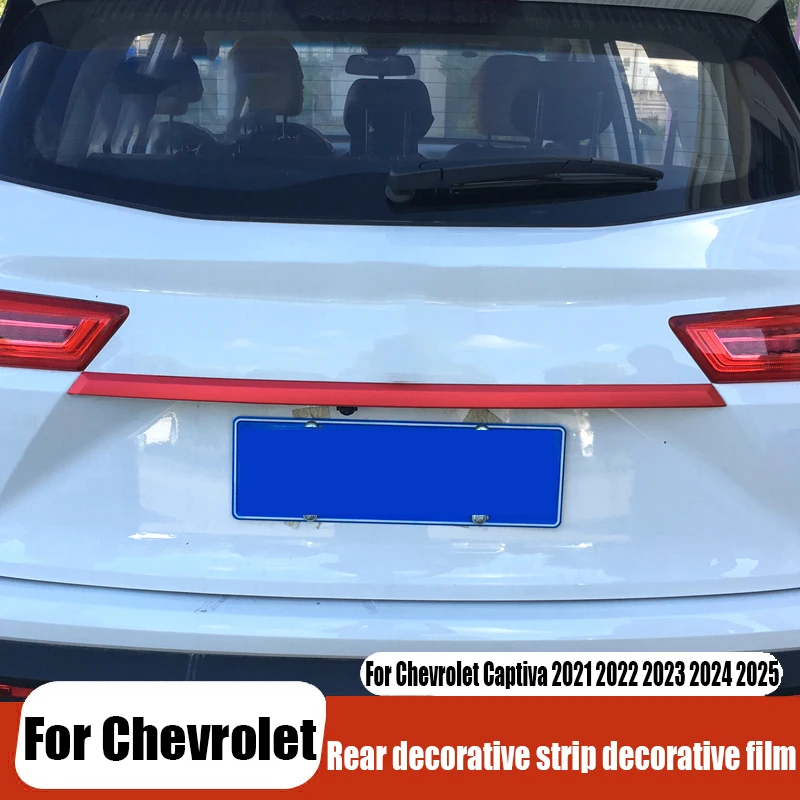 

Декоративная полоса заднего багажника, меняющая цвет, пленка, детали для наружного украшения автомобиля для Chevrolet Captiva 2021 2022 2023 2024 2025