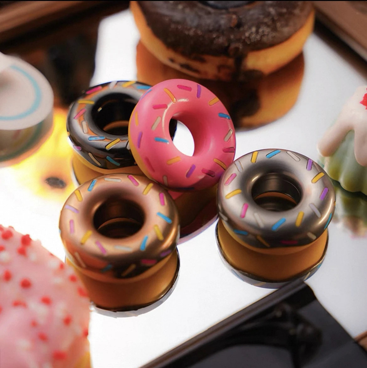 OSEDC DONUTS Macchina Moneta tattile Cool Fidgets Giocattoli per l'ansia Giocattoli antistress