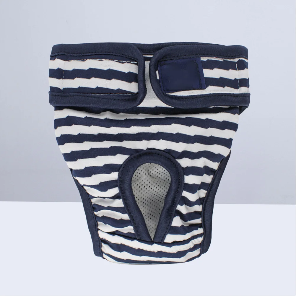 

Panties Pet Physiological Pants Dog Period Panty Sanitary Diaper Female Puppy Diapers Blue Menstrual for Dogs