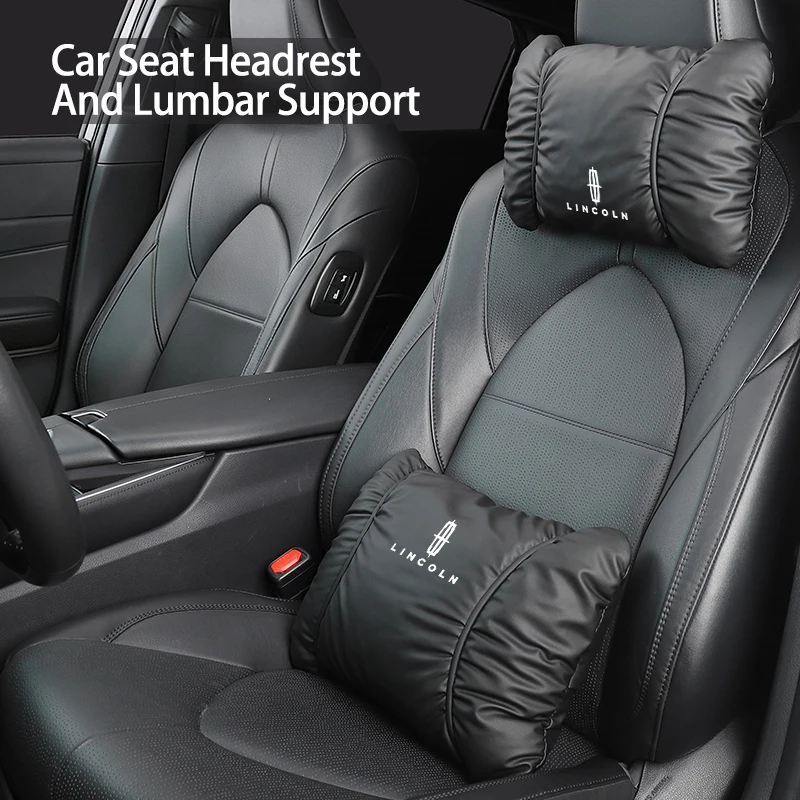 Car Seat Seadrest Lumbar Support Stain Resistant Protection Interior For Lincoln MKZ MKX Aviator Navigator Continental Corsair