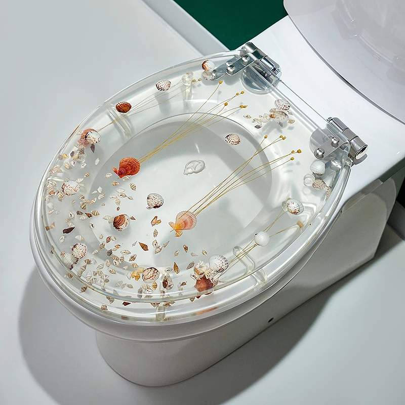 

Современный чехол на сиденье унитаза — антибактериальный дизайн из подъемной смолы, бесшумная функция медленного закрытия, петля из нержавеющей стали, простая установка