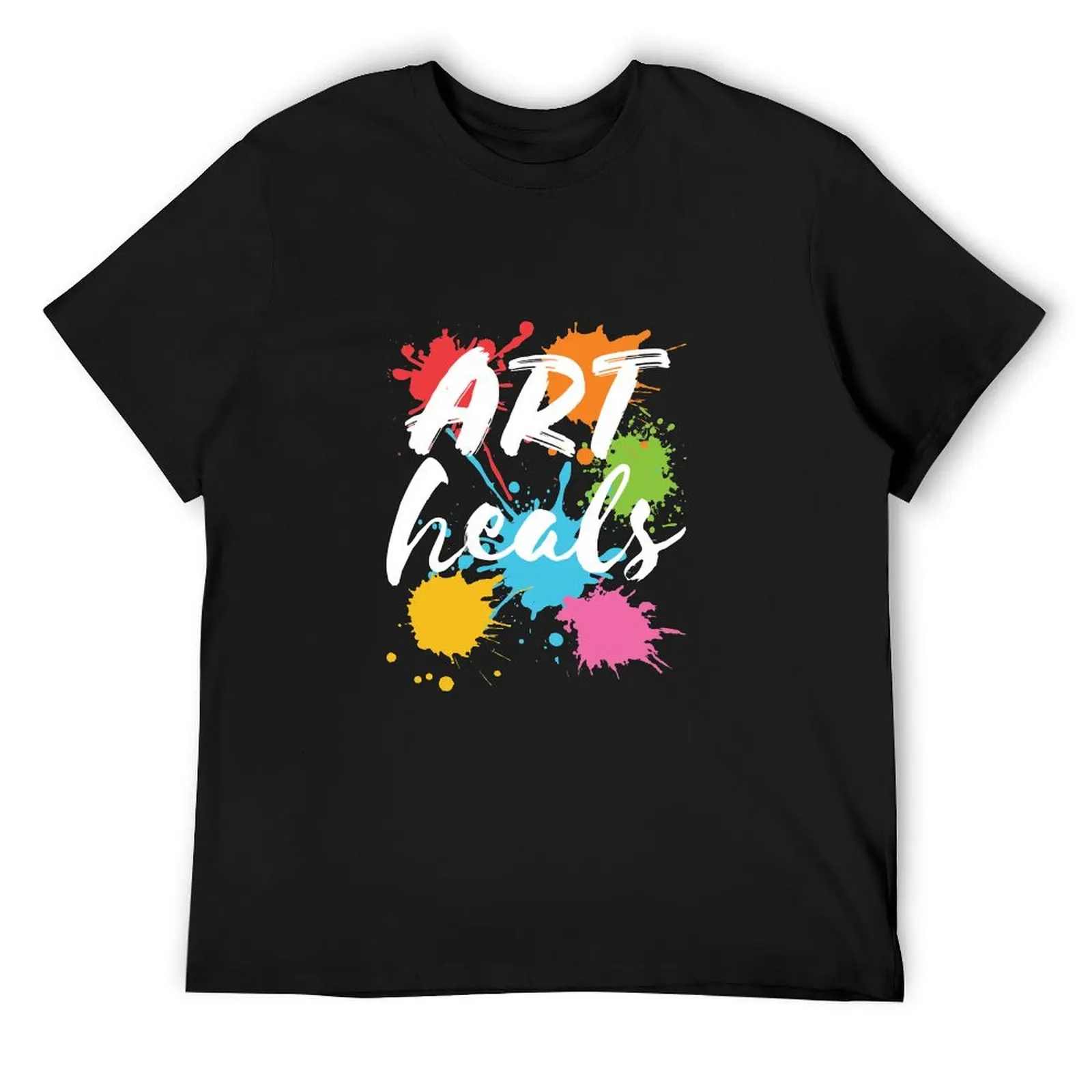 Art Heals Art Therapy Therapist T-Shirt boys animal print shirts graphic quick drying shirts men