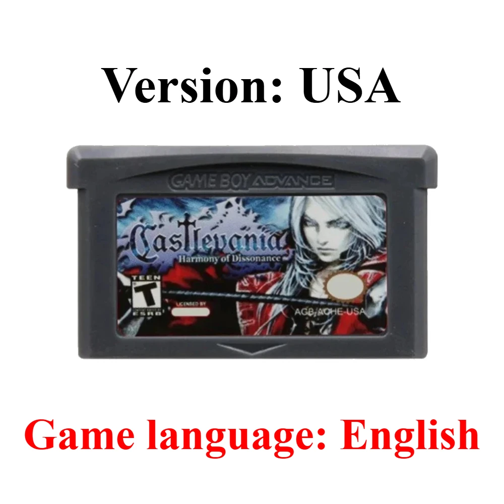 GBA Englische Spielkassette Final Fantasy Advance Wars Metroid Kirby Golden Sun Doom of Fire für GBA SP Spiel Klassische Spielkarte – Detail 24