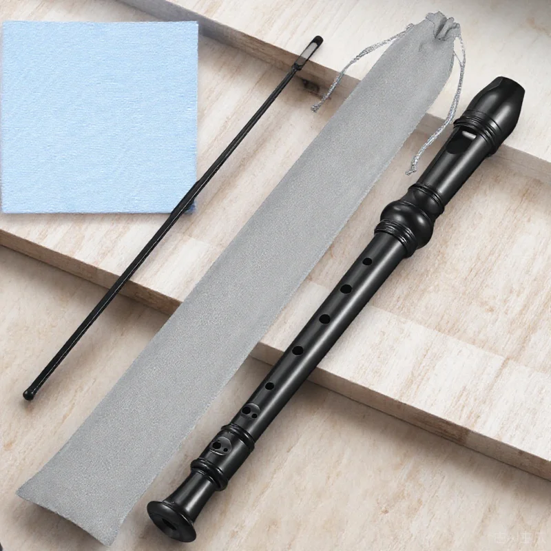 

Recorder Set Hole Instrument Cleaning Cloth Music Beginner Flute Accessories Flannel