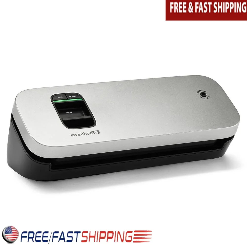 

Компактная вакуумная упаковочная машина с рулонами пакетов, герметичное хранилище Sous Vide, серебряное управление выравниванием мощности, совместимые рулоны 8 дюймов