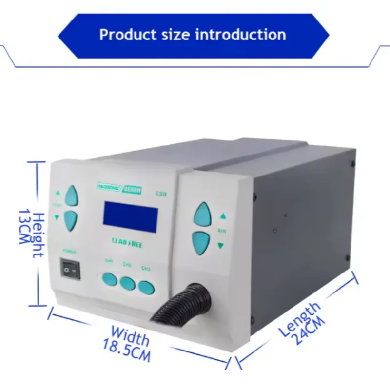 Lead-free Adjus Rework Station for ST-861 Soldering Iron 1000 W for Phone CPU C Repair PCB Desoldering Tool SMT