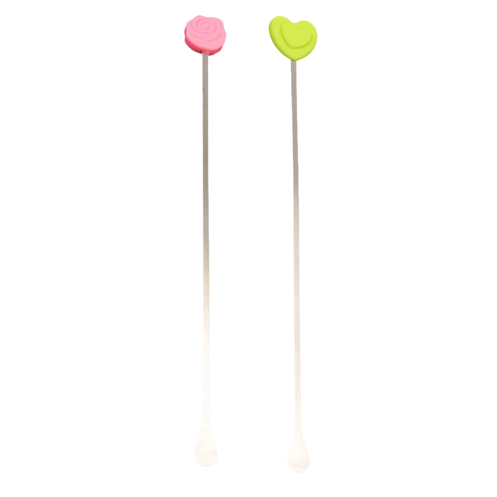 

2pcs Milk Powder Stirring Stick Mixing Rod Swizzle Sticks Baby Coffee Whisk Heatproof Safe Portable Kitchen Tool