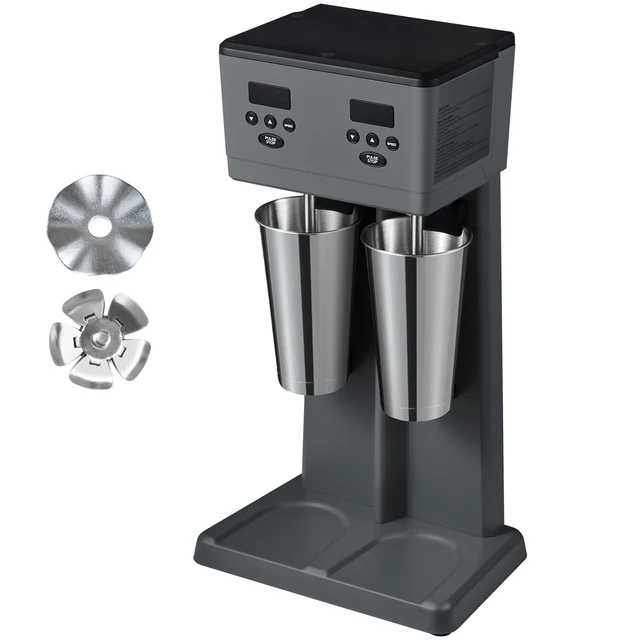 VEVOR Milk shake 375W x 2 Maker Electric Milkshake Machine Commercial Double Heads Drink Mixer Blender VEVOR Milk shake 375W x 2 Maker Electric Milkshake Machine Commercial Double Heads Drink Mixer Blender