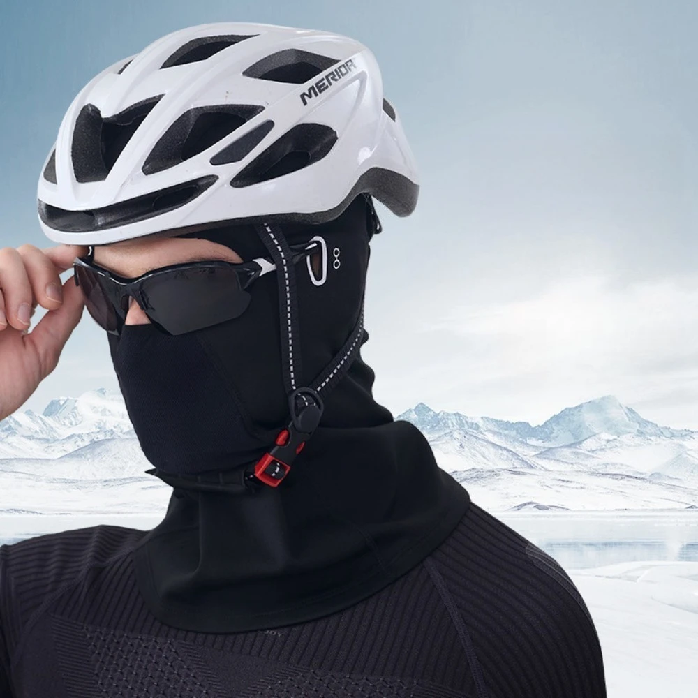 

1PC Winter Windproof Fleece Lined Ski Mask Thermal Scarf Hat Keep Warm Ventilate for Cycling Motorcycle Adults Skullies Beanies