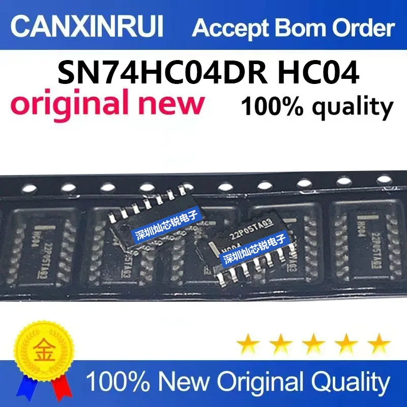 (5-100pieces)Brand new original SN74HC04DR HC04 SMD SOP14 six-channel logic driver IC