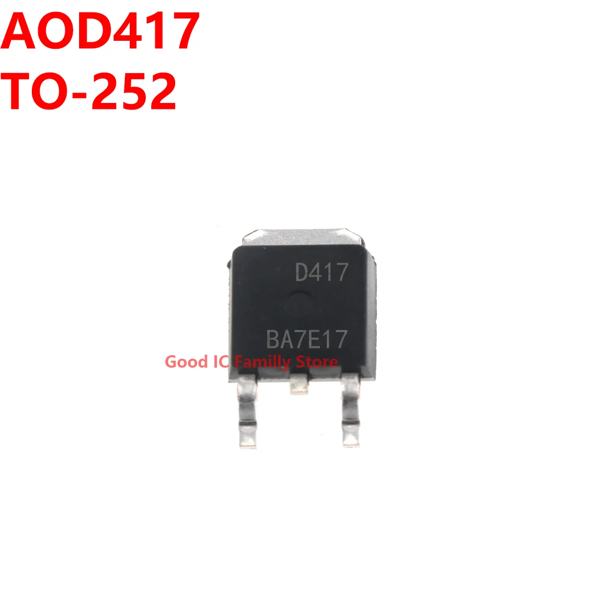 10PCS AOD417 TO-252