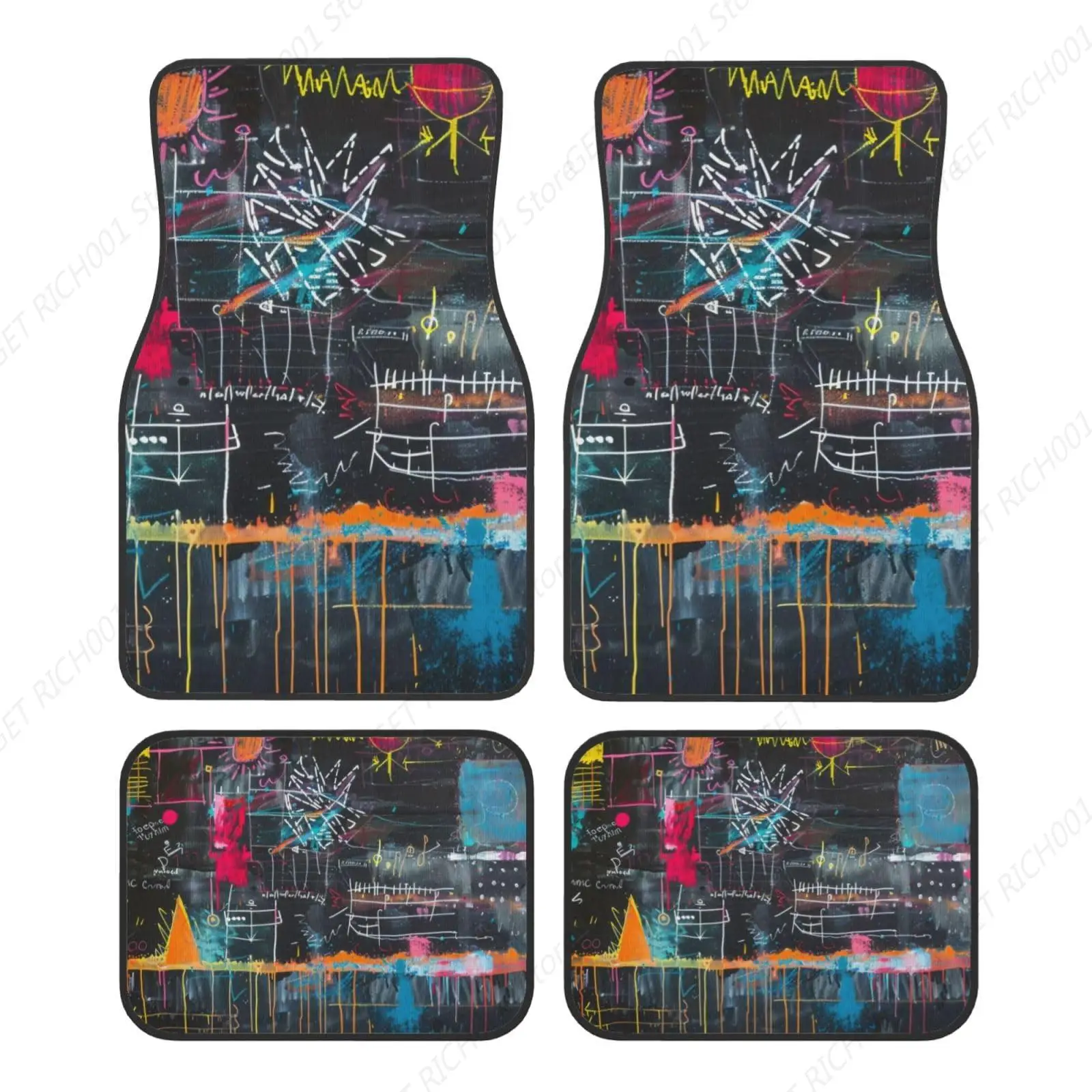 

Alfombras Coración Pizarra, Alfombrillas Para Coches, Accesorios Para Automóviles, Alfombrillas Lanteras Y Trasaras Para El Su