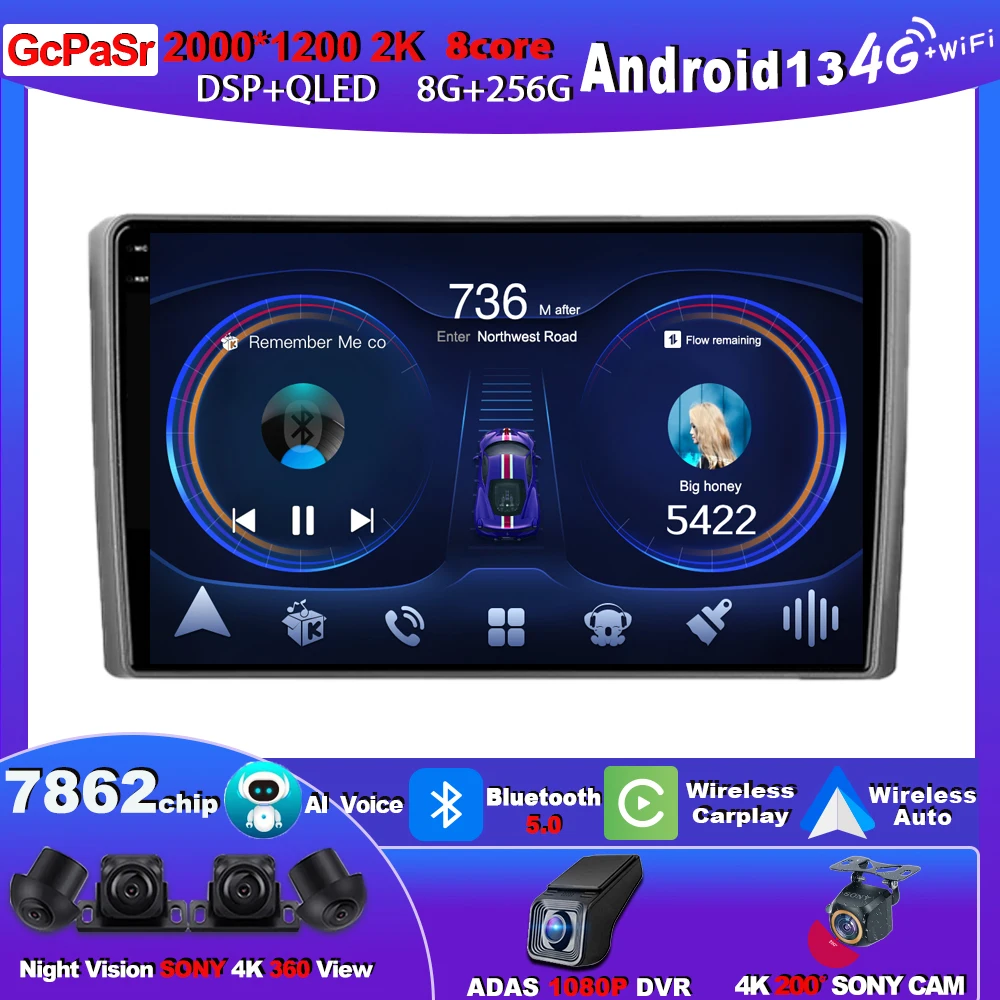 

9-дюймовый Carplay Android автомобильный радиоприемник для HONDA ELEMENT YH 2002-2011, интеллектуальная система, мультимедийный плеер 5G, Wi-Fi, GPS, сенсорный дисплей