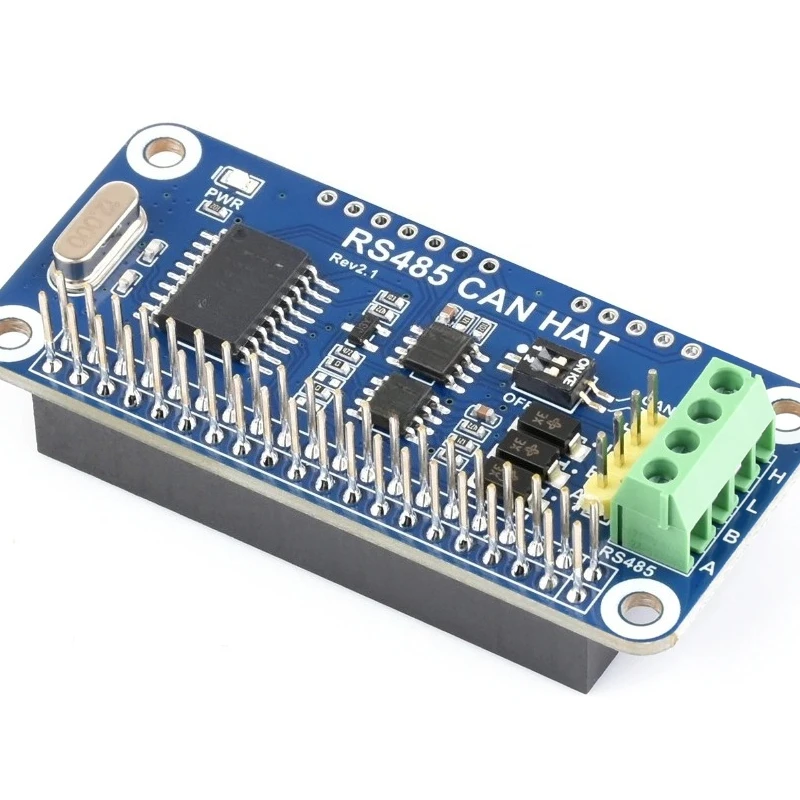 1Pcs RS485 CAN HAT For for  for Raspberry Pi 5/4B/3B/Pi Zero/Zero, Allows Stable Long-Distance Communication via RS485/CAN