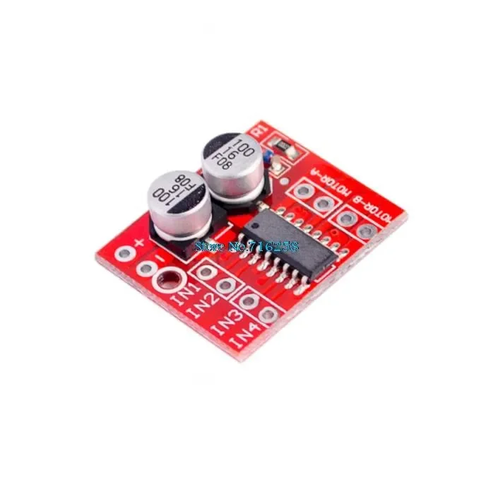 

5pcs/lot 2 DC motor drive module reversing PWM speed dual H bridge stepper motor Mini victory L298N