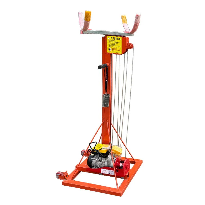 220V Electric Rolling Shutter Door Lift Mobile Portable Lifting Hoist for Roller Shutters Ventilation Pipes and Ceiling Lights