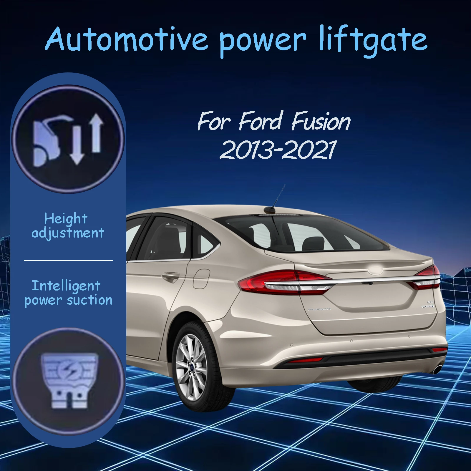 

For Ford Fusion 2013-2021 Electric tailgate automatic suction locks suitable Trunk modification system
