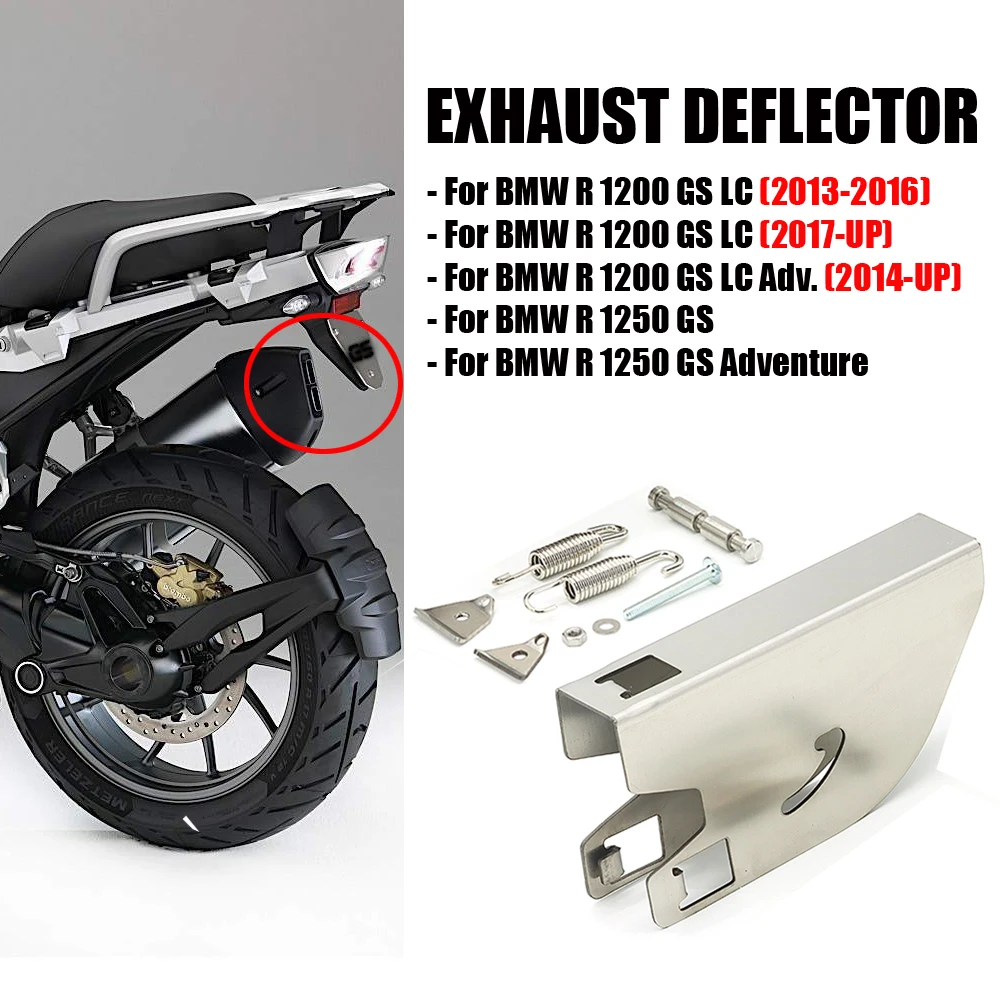 

NEW Motorcycle Exhaust Mufflers Baffles Deflector Stainless Steel FOR BMW R1250GS ADV R1200GS LC ADV Adventure