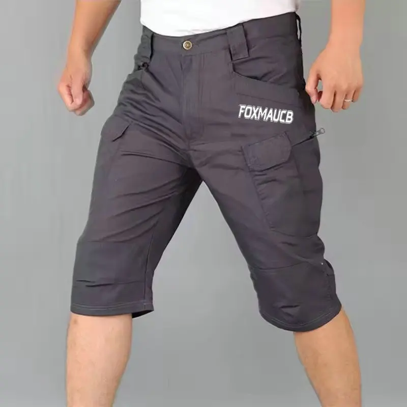 

FOXMAUCB Camping Hiking Shorts Male Bicycle Road Short Pants Motocross Mountain Bike Cargo Bottoms Culottes Pantaloni Mtb Enduro