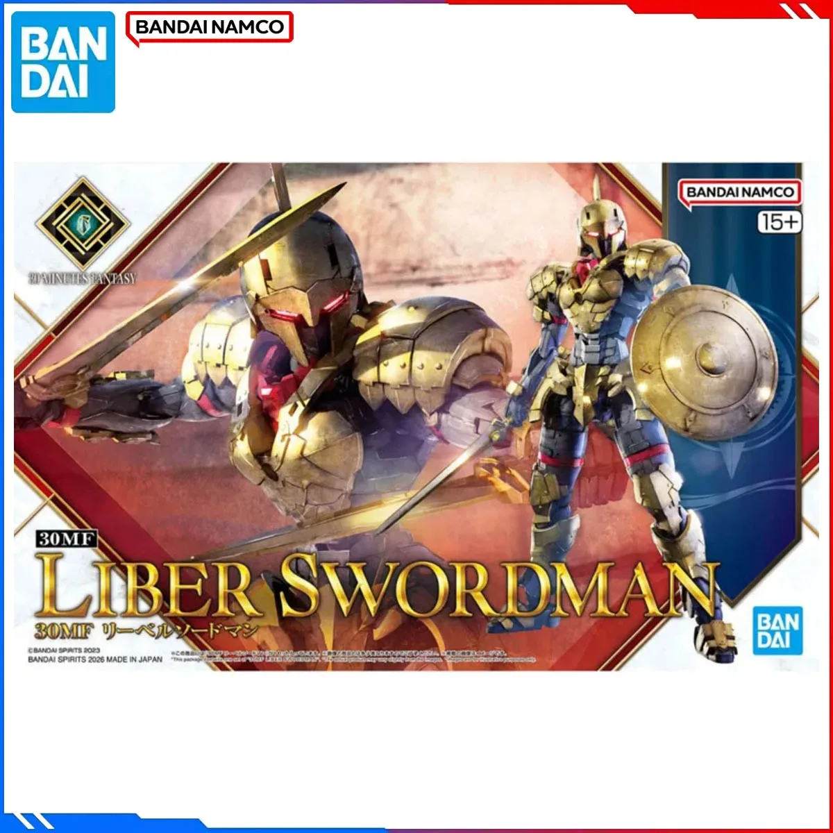 

In Stock: Bandai 30 Minutes Fantasy (30MF) Model Kit - Liber Swordman Buildable Action Figure Assembly Toy & Gift Original Box