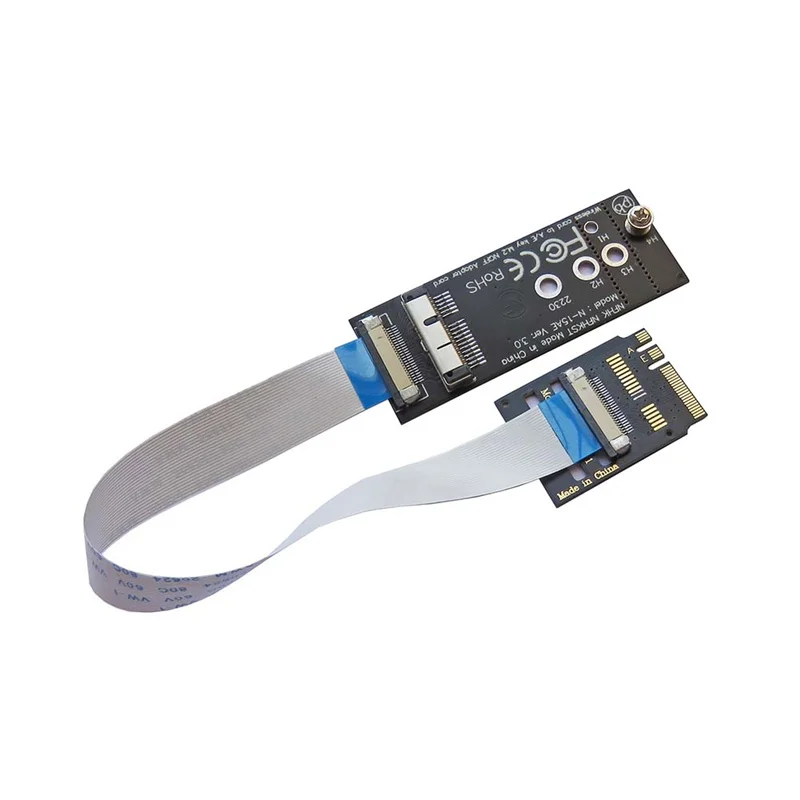 M. BCM93224PCIEBT2 Adapter Extension Cable, 2 WiFi Interfaces, Fit for Black Apple Drive, Free