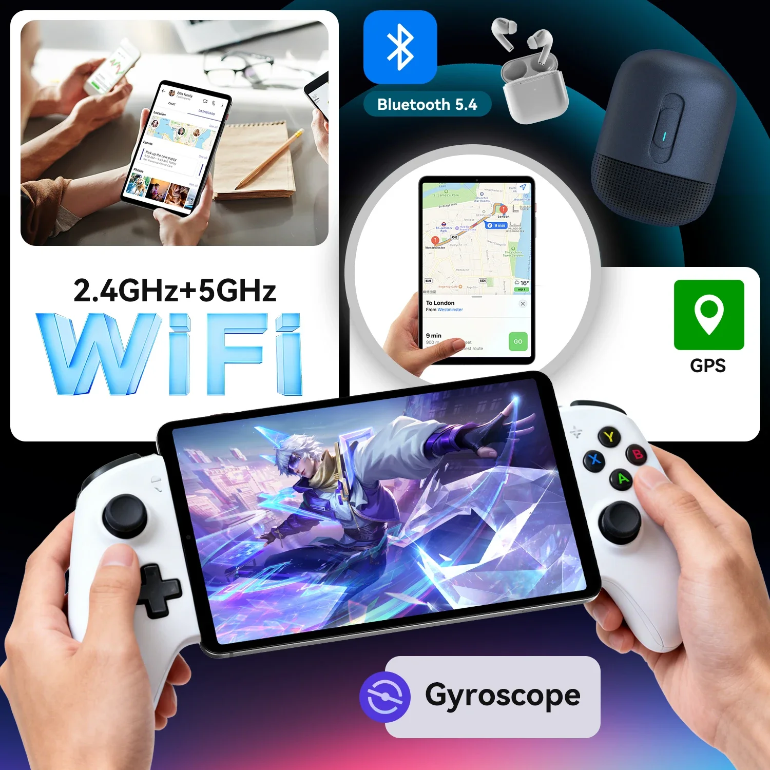 BNCF Bpad T1 8.4インチ Android16 タブレット 24GB 128GB