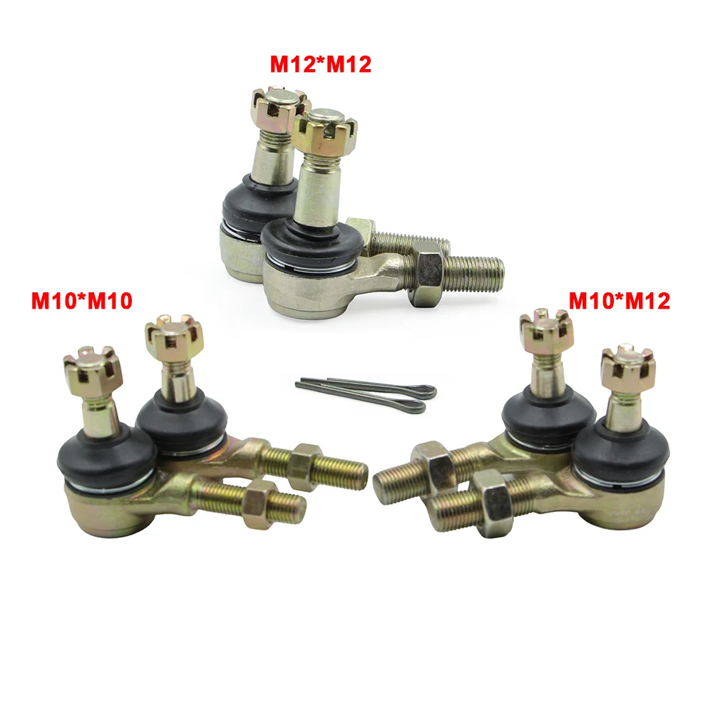 1 pair Tie Rod End Kit Ball Joint For 125cc 150cc 200cc 250cc Yamaha Banshee 350 Raptor 660 YFM125 250 350 550 660 700 YFS200