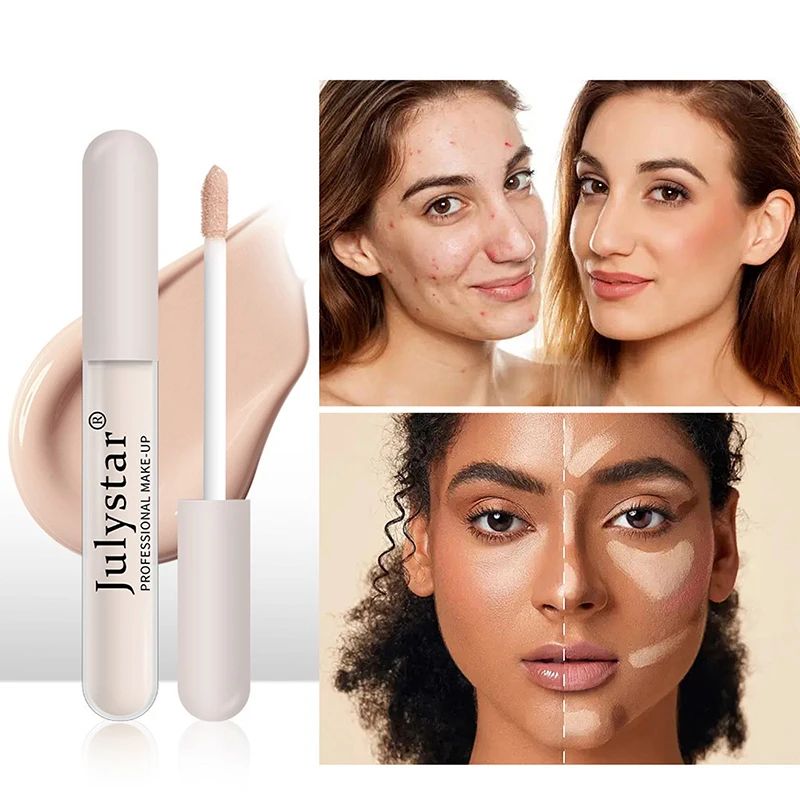 Liquid Concealer Full Coverage Concealer for Acne Blemishes Under Eye Dark Circles Hyperpigmentation Oil Free Concealer