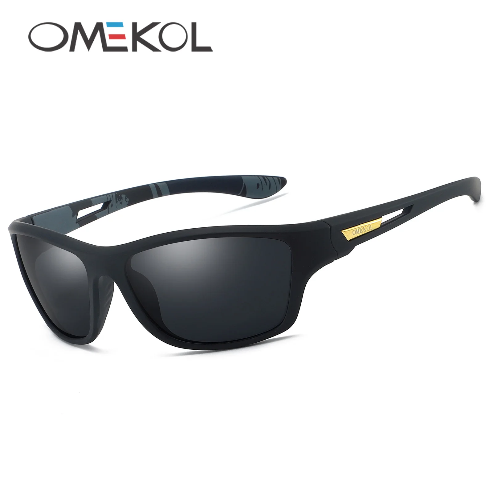 OMEKOL nowe stylowe okulary przeciwsłoneczne na rower mężczyźni kobiety Softball UV400 piesze wycieczki okulary do biegania gogle zewnętrzne