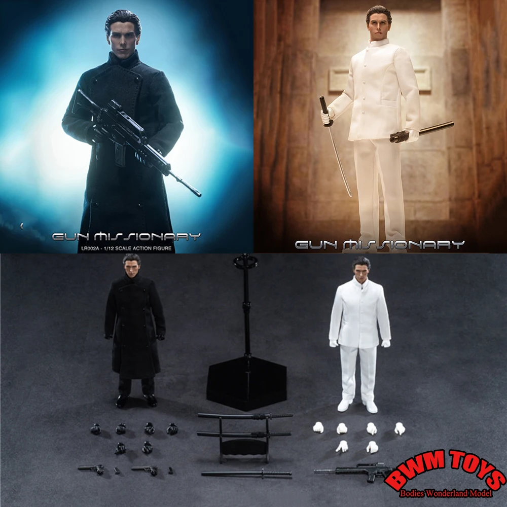 

BROTOYS LR002 1/12 Scale Equilibrium Gunfight Missionary III Version Christian Bale 6 Inches Male Soldier Full Set Action Figure