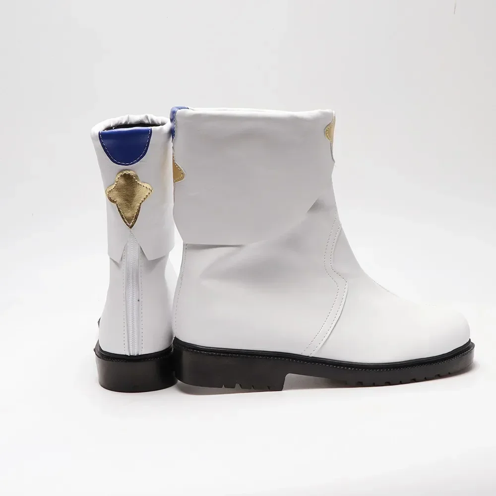 Chaussures de Cosplay du Jeu Honkai Impact 3 Star Rail Yanqing, Bottes Blanches d'Halloween, Nouvelle Collection