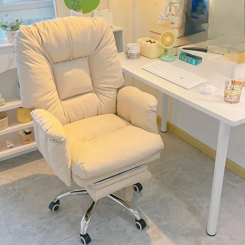 Computer chair, home office chair, lazy sofa chair, home soft and sticky backrest that can lie straight Broadcast e-sports chair