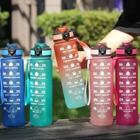 1L Water Bottle Portable Sport Water Bottle Pretty Drink Bottle Leakproof Gym Water Bottle for Outdoor Travel Fitness Cycling