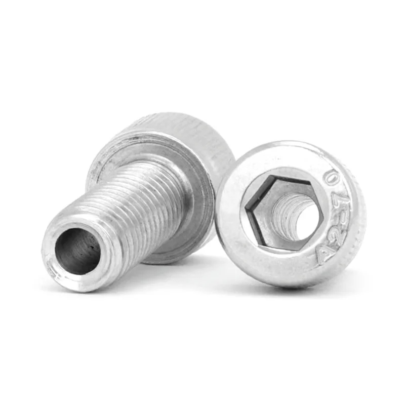 Through-Hole Screw M4 M5 M6 M8 M10 M12 M14 M16 M20 304 Stainless Steel Allen Hexagon Hex Socket Cap Head Screw Bolt Hollow Screw