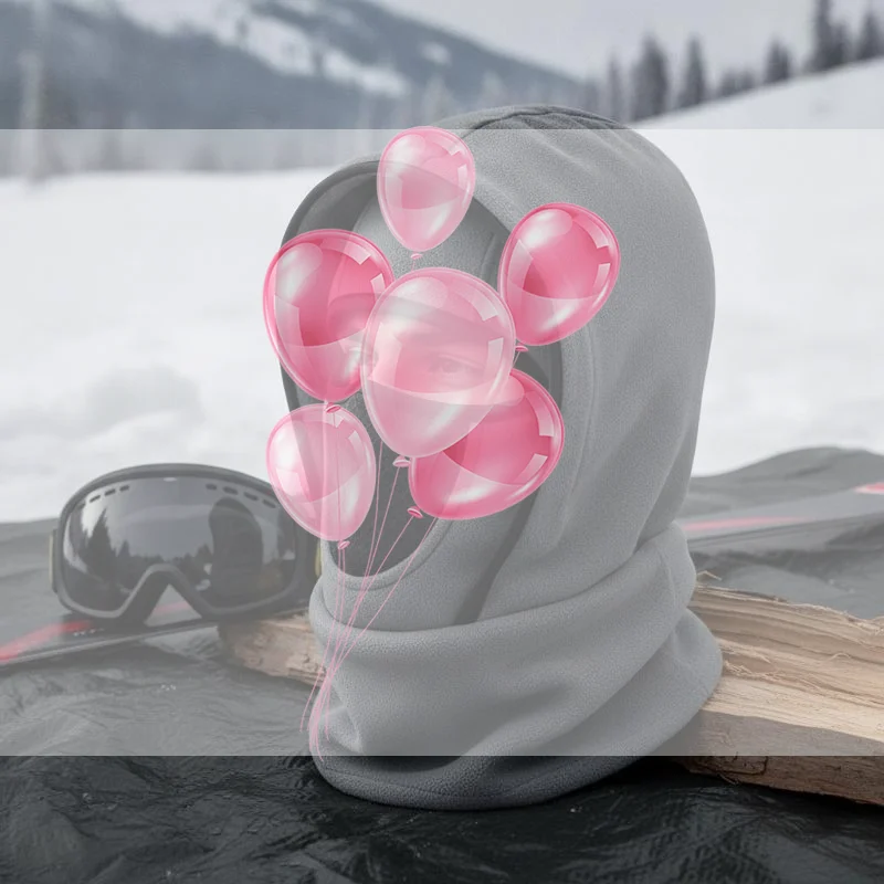 Winter Fleece Thermal Headwear Extreme Warm Breathable Full Cover for Outdoor Hiking Fishing Cold Weather Wear