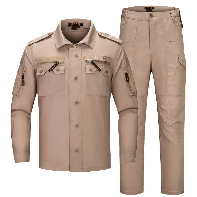 Ropa de camuflaje F116 para hombre, chaquetas finas de campo, ropa de entrenamiento de caza, senderismo al aire libre, abrigo táctico de ventilación, pantalones, uniformes