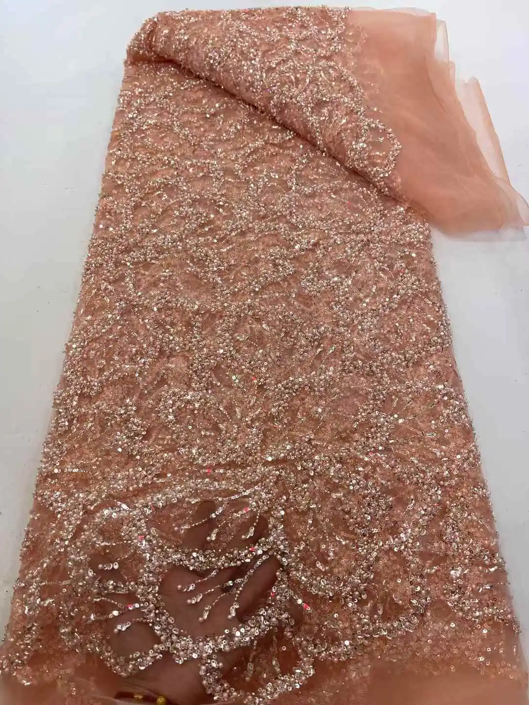 أفريقيا النيجيري مطرز الفرنسية شبكة الدانتيل مع الترتر جودة عالية 2025 التطريز الدانتيل الترتر الدانتيل لفساتين الزفاف النساء