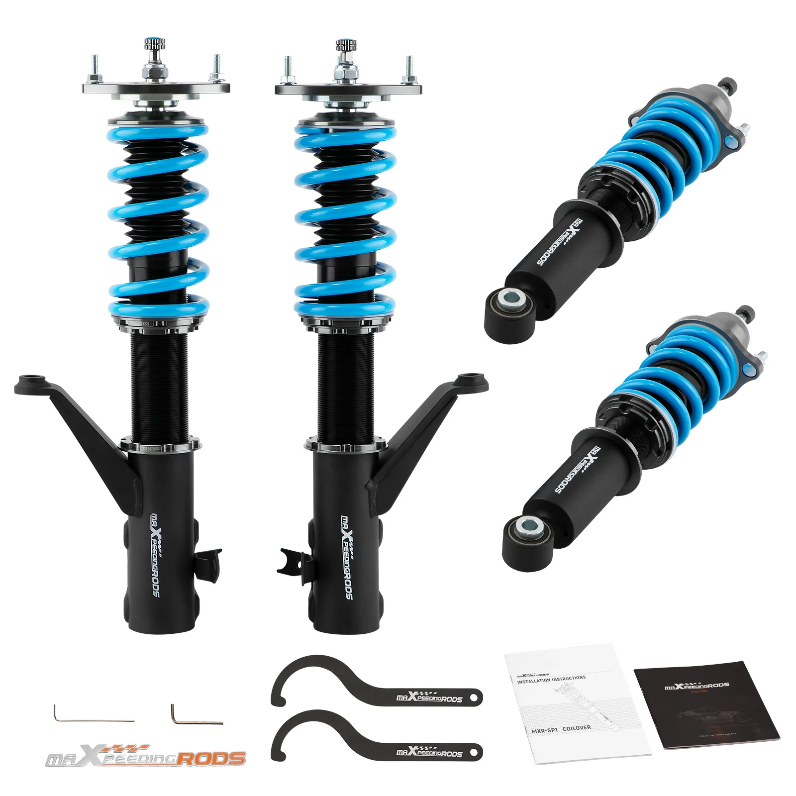 24 Level Damper Adjustable Coilovers Kit For Honda CRV (RD4/5/6/7/8) 02-06 Suspension Lowering Damper Spring kit