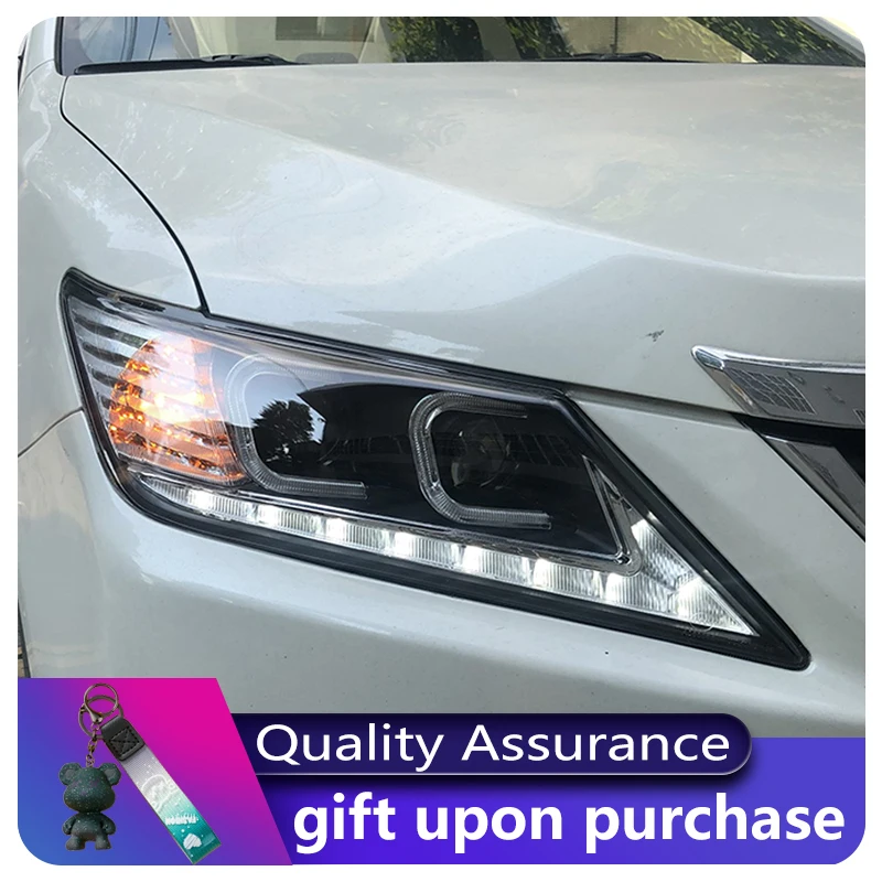 

Стайлинг автомобиля для Toyota Camry 2012-2014, передняя лампа DRL, фара указателя поворота, динамический светодиодный проектор Len, автоаксессуары