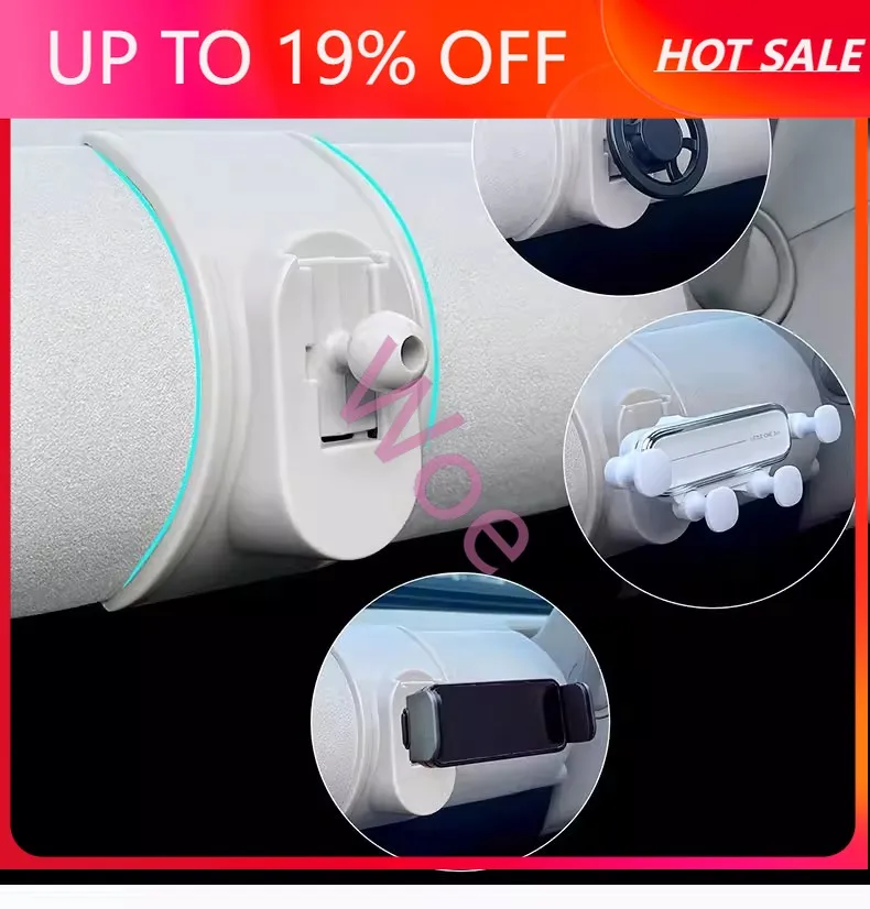 Car Magnetic Mobile Phone Holder Gravity Original Car Color Car Interior Practical Modification Accessories for NIO Firefly