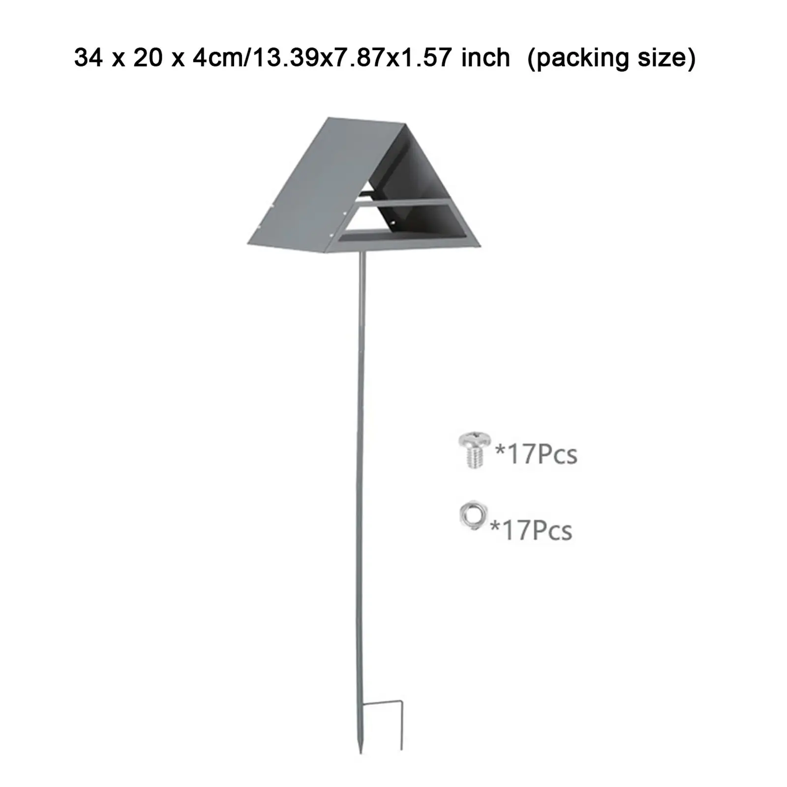 Metal Bird Feeder for Outdoor Bird Feeder Open Design Easy to Clean Refill Squirrel Proof Bird Feeder for Patio Children
