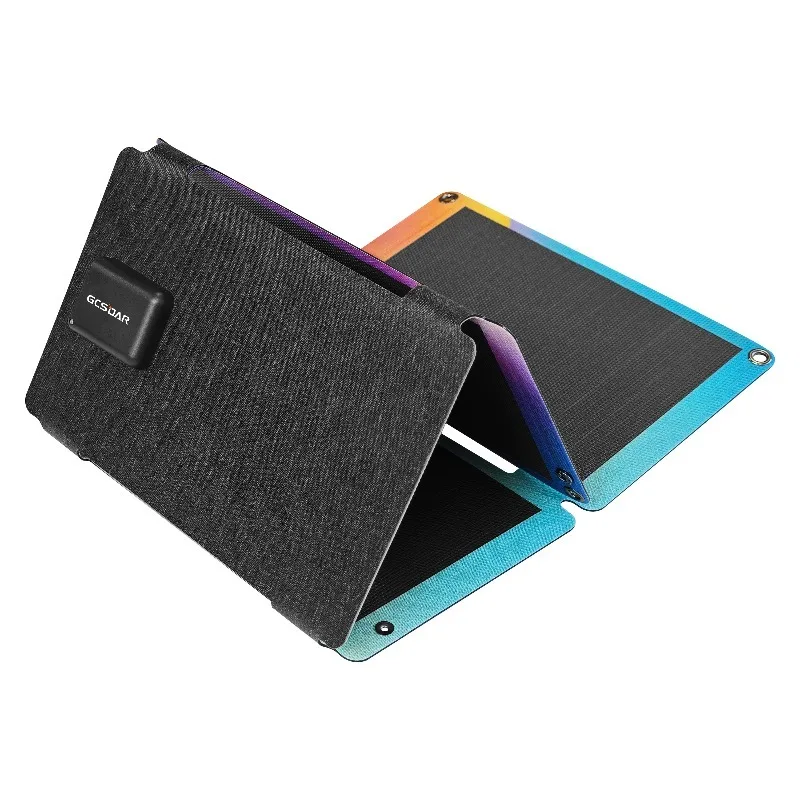 30W Foldable Portable Solar Panel Camping Hiking USB Type C Interface Solar Generator Phone Laptop Charger Mini PV Panel