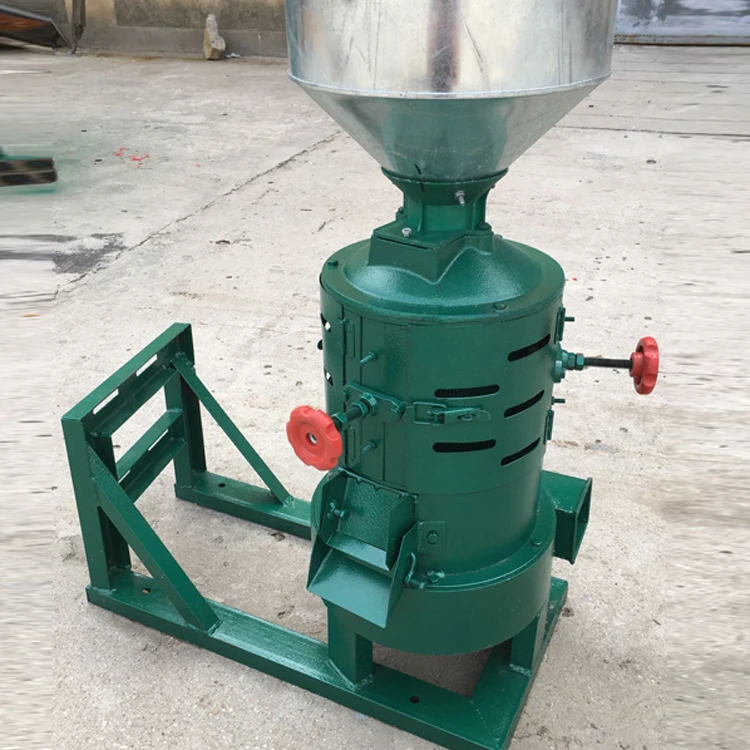 Small Oat Grain Dehuller Machine Corn Maizer Peeler Oats Cereal Barley Dehulling Graines Peeling Machine