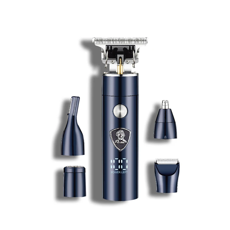 

Беспроводной электрический триммер для волос KEMEI, 5 в 1, бритва, триммер для носа, машинка для стрижки волос