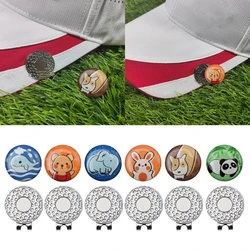 Golf Ball Marker with Magnetic Hat Clip Funny Great Golf Gifts Golf Accessories Set Men Women Fun Gift for Golf Lover 24BD